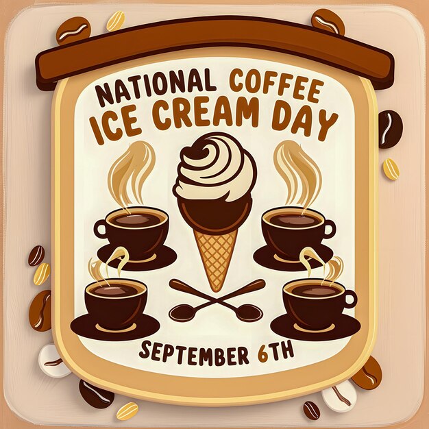 National Coffee Ice Cream Day Fri 06th, Sep 2024