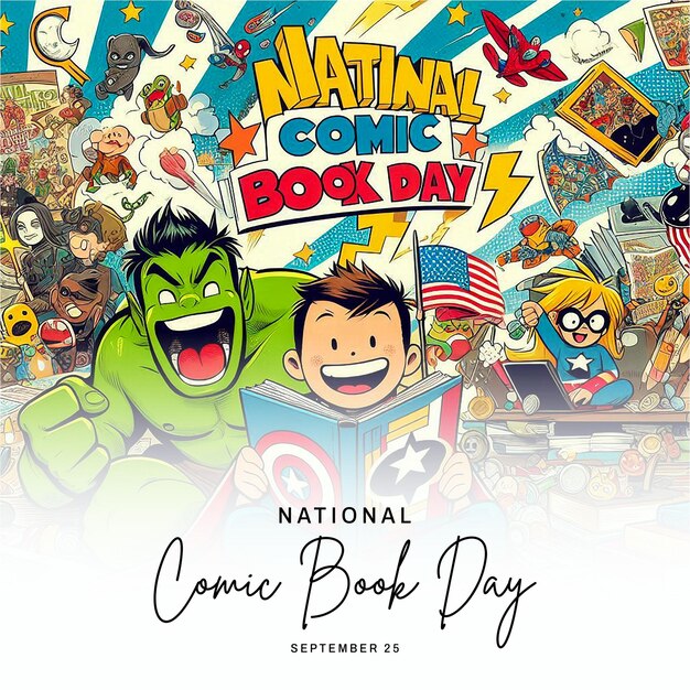 National Comic Book Day Wed 25th, Sep 2024