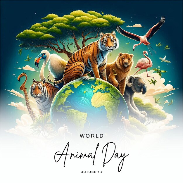 World Animal Day Fri 04th, Oct 2024