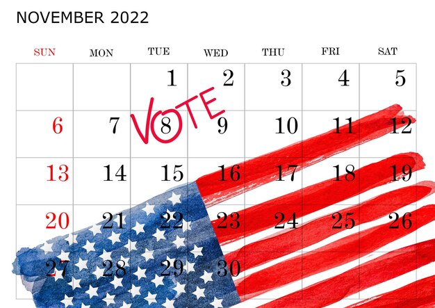 Election Day Tue 05th, Nov 2024